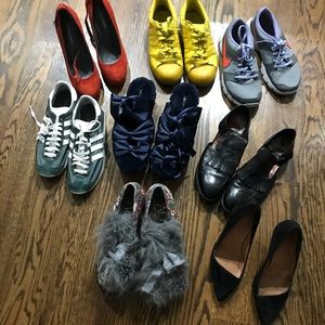 Variety of shoes for sale due to move